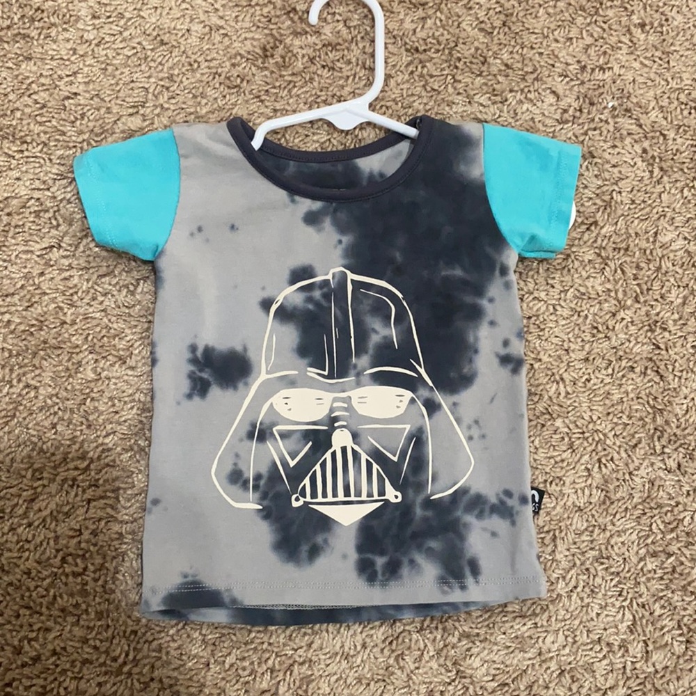 Rags to Raches Darth Vader Tee 6-12 Months